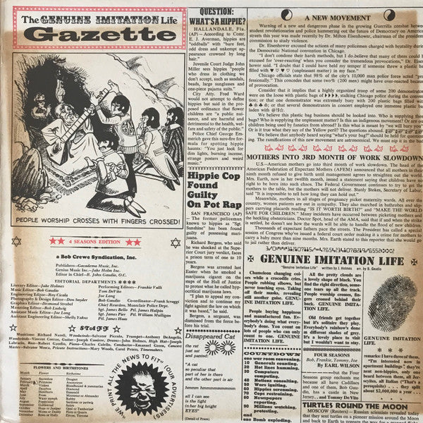 The 4 Seasons ~ The Genuine Imitation Life Gazette (Vinyl) - Djungel & Jazz