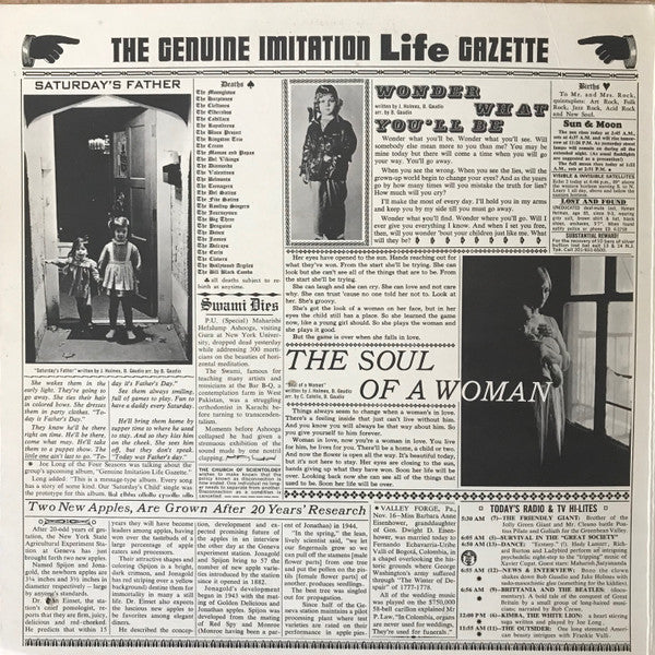 The 4 Seasons ~ The Genuine Imitation Life Gazette (Vinyl) - Djungel & Jazz