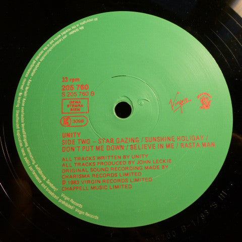 Unity ~ Heat Your Body Up (Vinyl) - Djungel & Jazz
