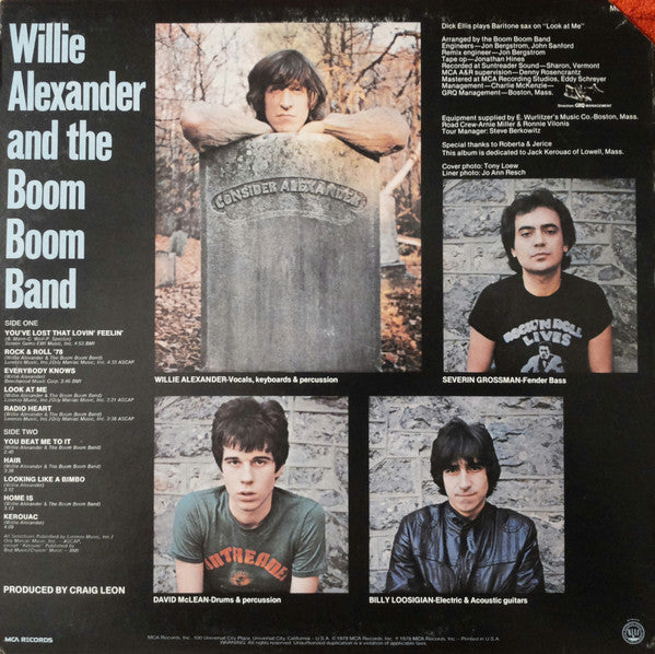 Willie Alexander And The Boom Boom Band ~ Willie Alexander And The Boom Boom Band (Vinyl) - Djungel & Jazz