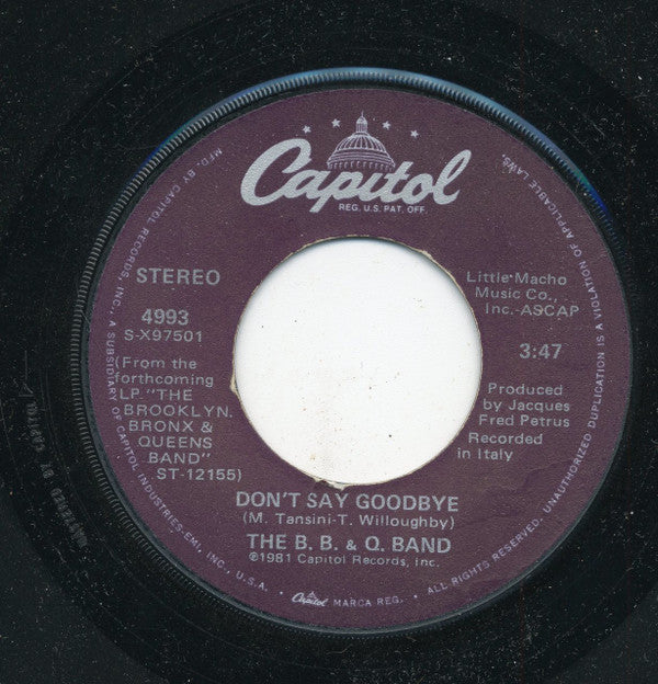 The Brooklyn, Bronx & Queens Band ~ On The Beat (Vinyl) - Djungel & Jazz