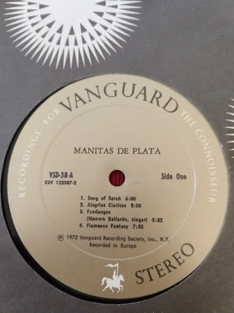 Manitas De Plata ~ The Best Of Manitas De Plata - Guitarra Flamenco (Vinyl) - Djungel & Jazz