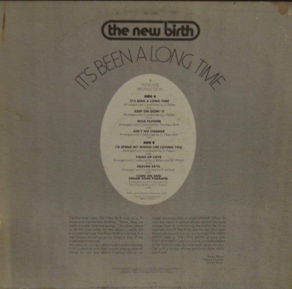 The New Birth ~ It's Been A Long Time (Vinyl) - Djungel & Jazz