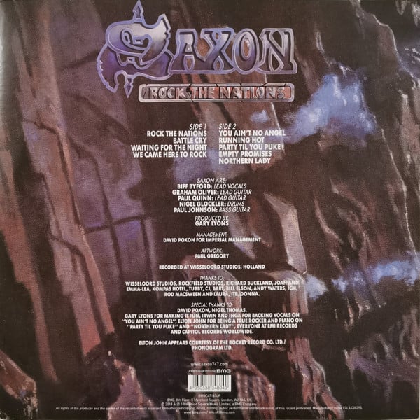 Saxon ~ Rock The Nations (Vinyl) - Djungel & Jazz