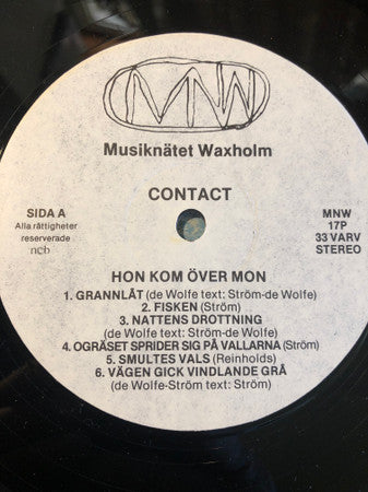 Contact ~ Hon Kom Över Mon (Vinyl) - Djungel & Jazz