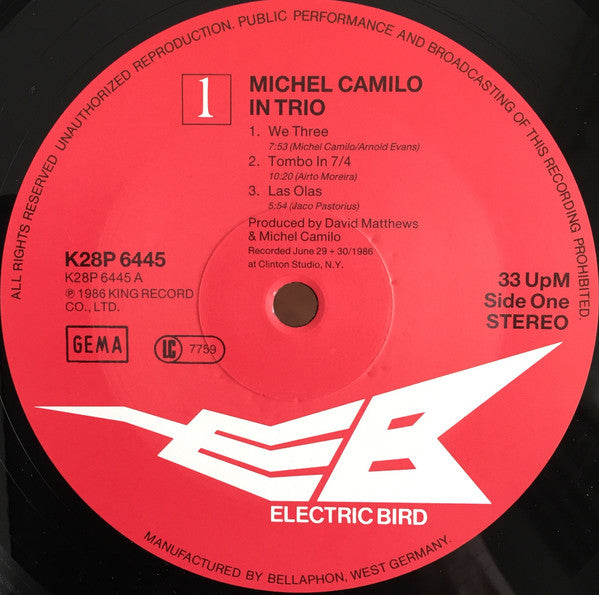 Michel Camilo ~ In Trio (Vinyl) - Djungel & Jazz