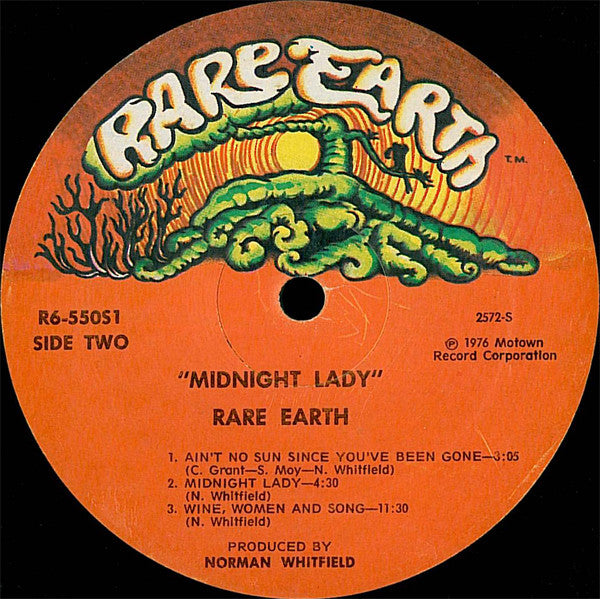 Rare Earth ~ Midnight Lady (Vinyl) - Djungel & Jazz