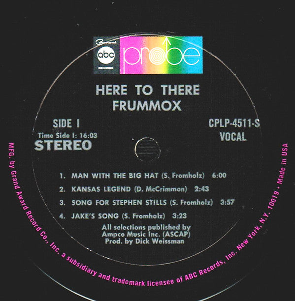 Frummox ~ Here To There (Vinyl) - Djungel & Jazz