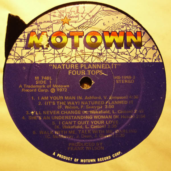 Four Tops ~ Nature Planned It (Vinyl) - Djungel & Jazz