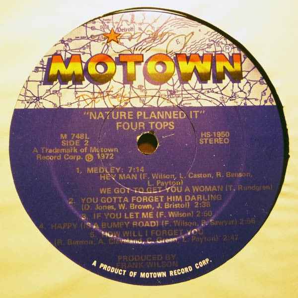Four Tops ~ Nature Planned It (Vinyl) - Djungel & Jazz