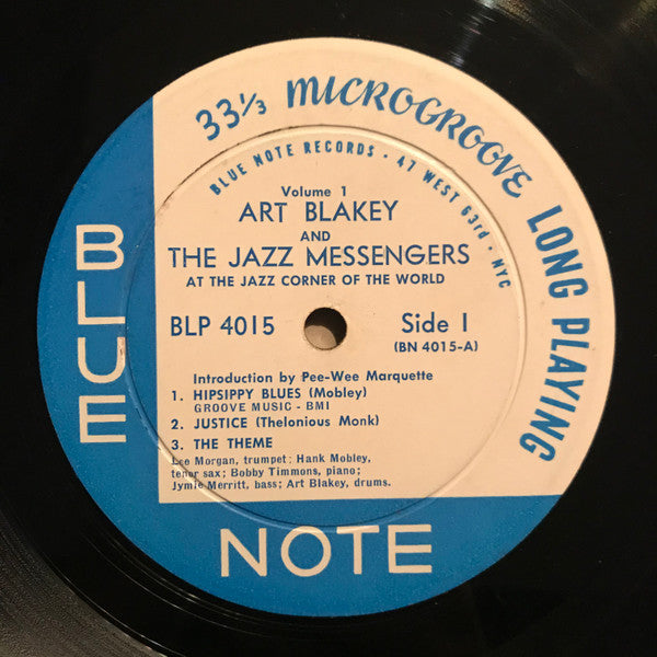 Art Blakey & The Jazz Messengers ~ At The Jazz Corner Of The World Vol. 1 (Vinyl) - Djungel & Jazz