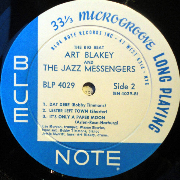 Art Blakey & The Jazz Messengers ~ The Big Beat (Vinyl) - Djungel & Jazz