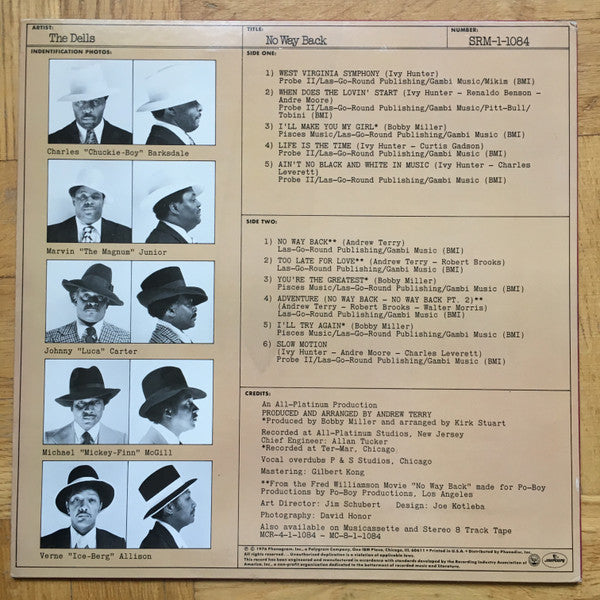 The Dells ~ No Way Back (Vinyl) - Djungel & Jazz