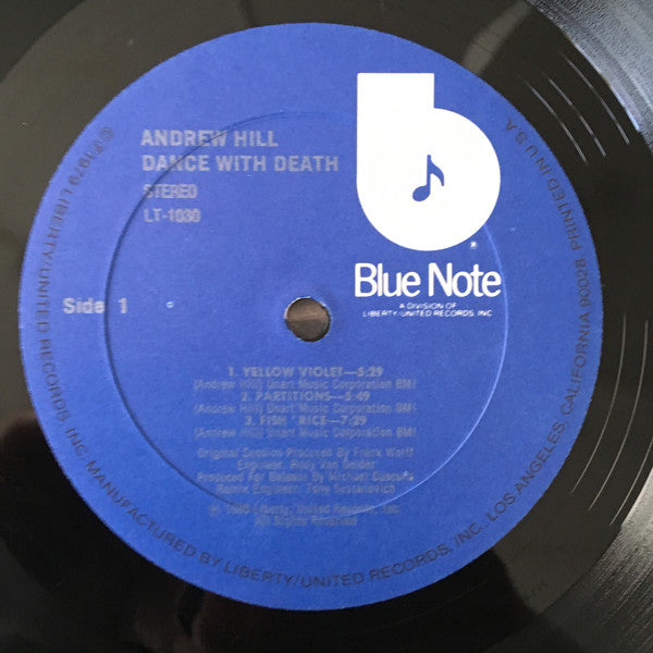 Andrew Hill ~ Dance With Death (Vinyl) - Djungel & Jazz