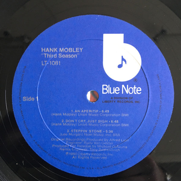 Hank Mobley ~ Third Season (Vinyl) - Djungel & Jazz