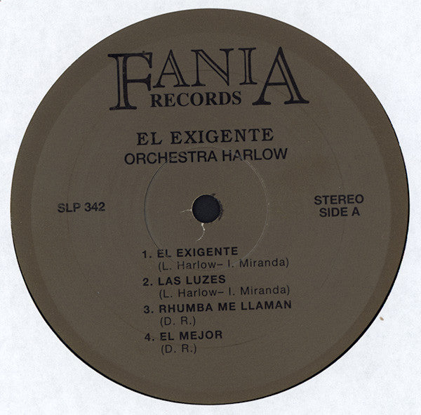 Orchestra Harlow ~ El Exigente (Vinyl) - Djungel & Jazz