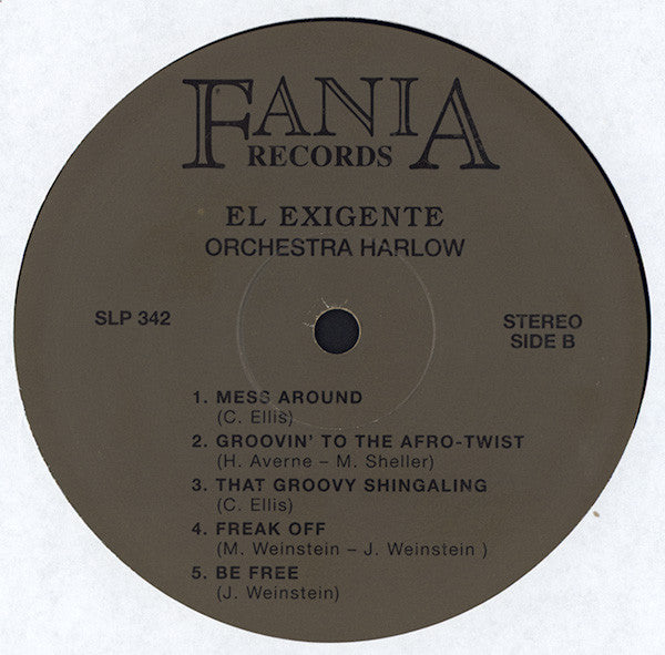 Orchestra Harlow ~ El Exigente (Vinyl) - Djungel & Jazz