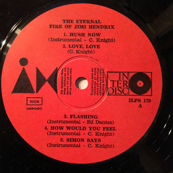 Jimi Hendrix With Curtis Knight ~ The Eternal Fire Of Jimi Hendrix (Vinyl) - Djungel & Jazz