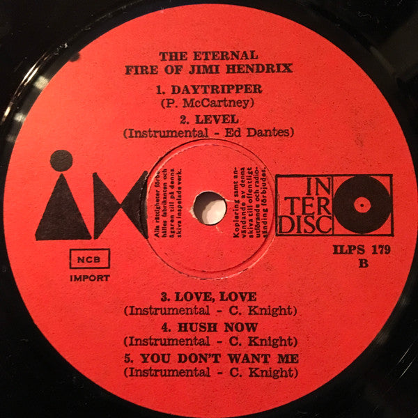 Jimi Hendrix With Curtis Knight ~ The Eternal Fire Of Jimi Hendrix (Vinyl) - Djungel & Jazz