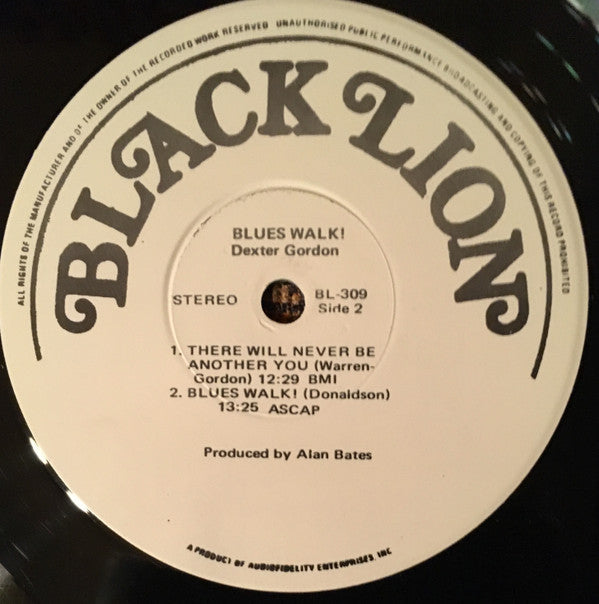 Dexter Gordon ~ Blues Walk! The Montmartre Collection Vol. II (Vinyl) - Djungel & Jazz