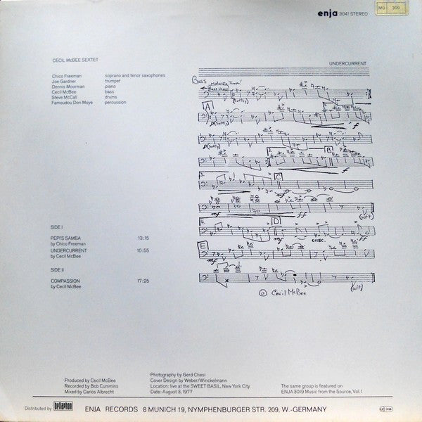 Cecil McBee Sextet With Chico Freeman : Compassion (LP, Album)