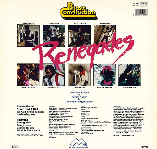 Brass Construction ~ Renegades (Vinyl) - Djungel & Jazz