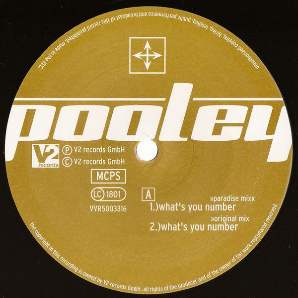 Ian Pooley ~ What's Your Number (Vinyl) - Djungel & Jazz