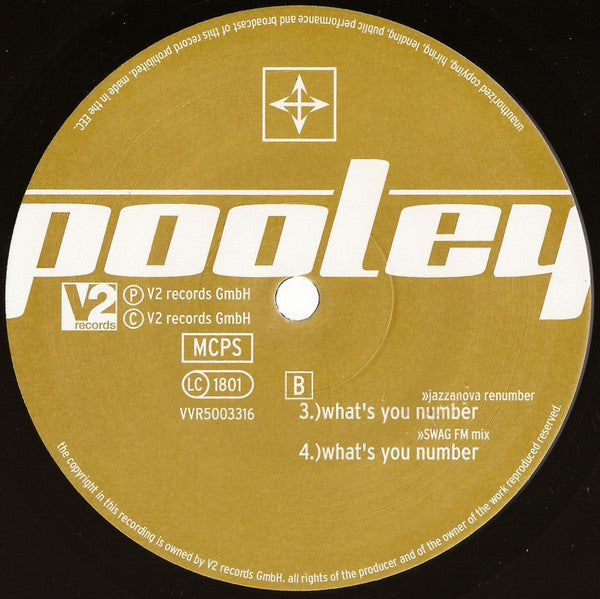 Ian Pooley ~ What's Your Number (Vinyl) - Djungel & Jazz
