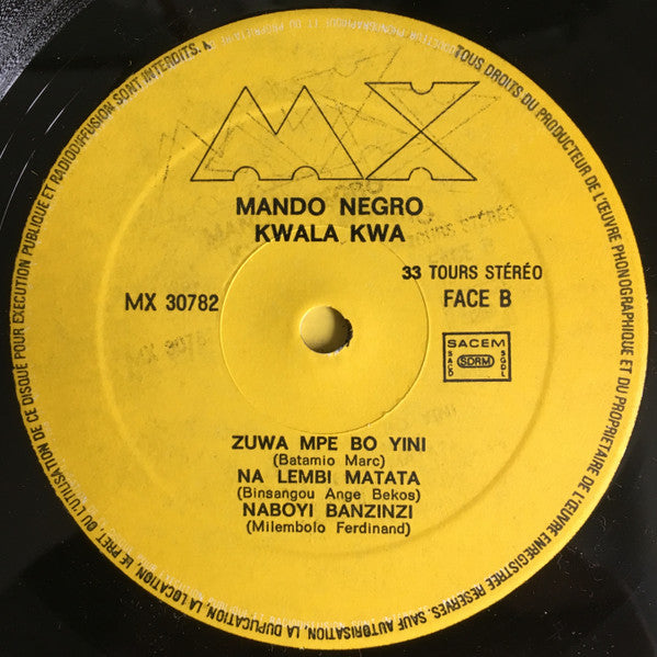 Orchestre Mando-Negro ~ Mando Negro Kwala Kwa (Vinyl) - Djungel & Jazz