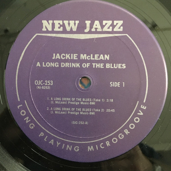 Jackie McLean ~ A Long Drink Of The Blues (Vinyl) - Djungel & Jazz