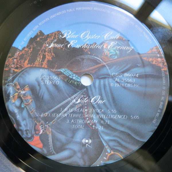 Blue Öyster Cult : Some Enchanted Evening (LP, Album)