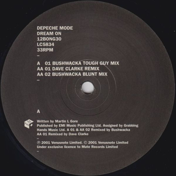 Depeche Mode ~ Dream On (Vinyl) - Djungel & Jazz