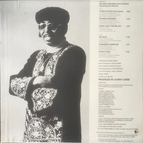Jimmy McGriff : The Mean Machine (LP, Album, Gat)