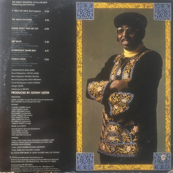 Jimmy McGriff : The Mean Machine (LP, Album, Gat)