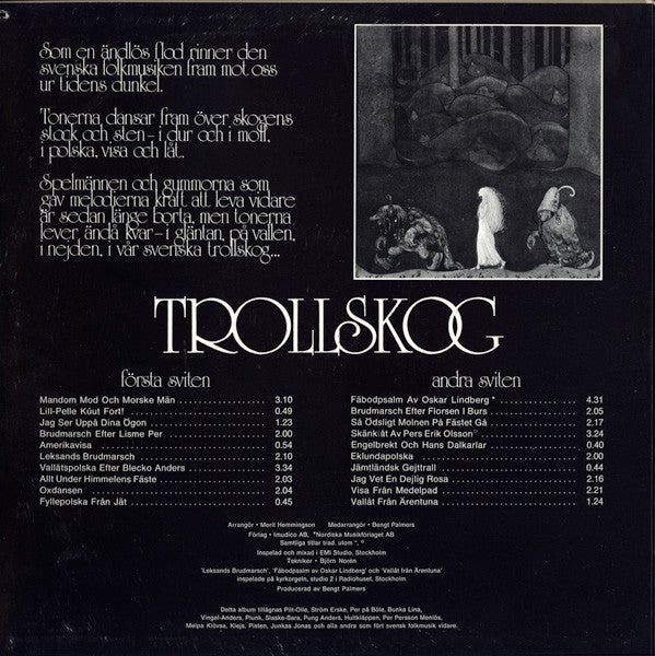 Merit Hemmingson ~ Trollskog (Mer Svensk Folkmusik På Beat) (Vinyl) - Djungel & Jazz