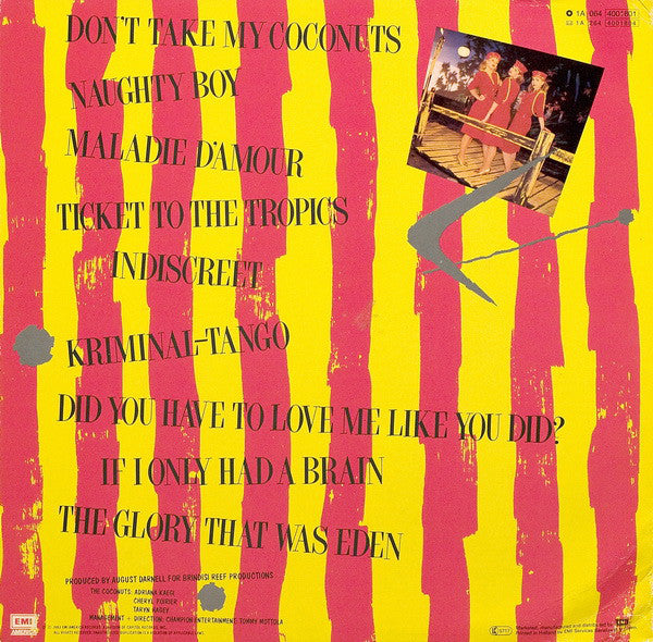 The Coconuts ~ Don't Take My Coconuts (Vinyl) - Djungel & Jazz