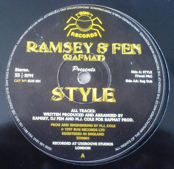 Ramsey & Fen / Rafmat ~ Style (Vinyl) - Djungel & Jazz