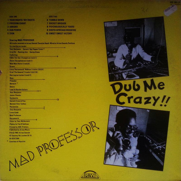 Mad Professor : Dub Me Crazy !! (LP, Album, Mix)