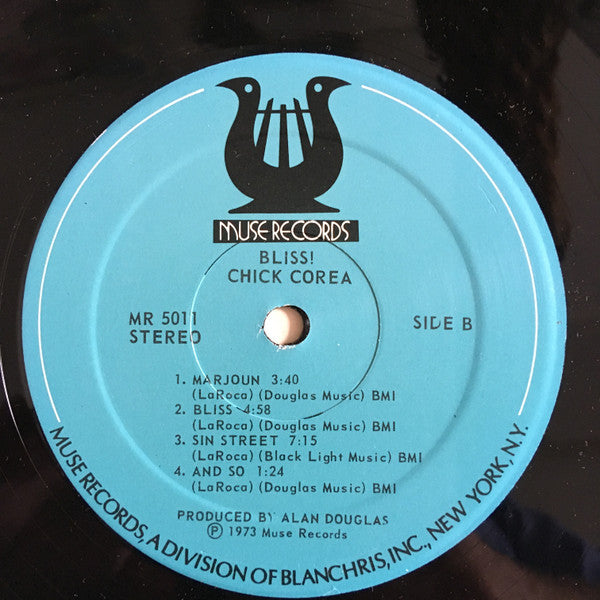 Chick Corea : Bliss! (LP, Album, RE)