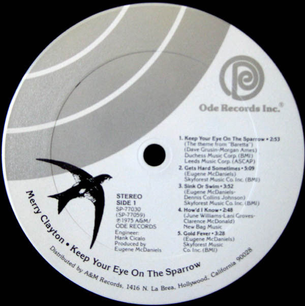 Merry Clayton ~ Keep Your Eye On The Sparrow (Vinyl) - Djungel & Jazz