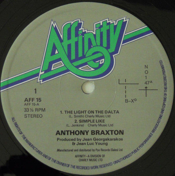 Anthony Braxton ~ B-X° / NO-I-47ᴬ (Vinyl) - Djungel & Jazz