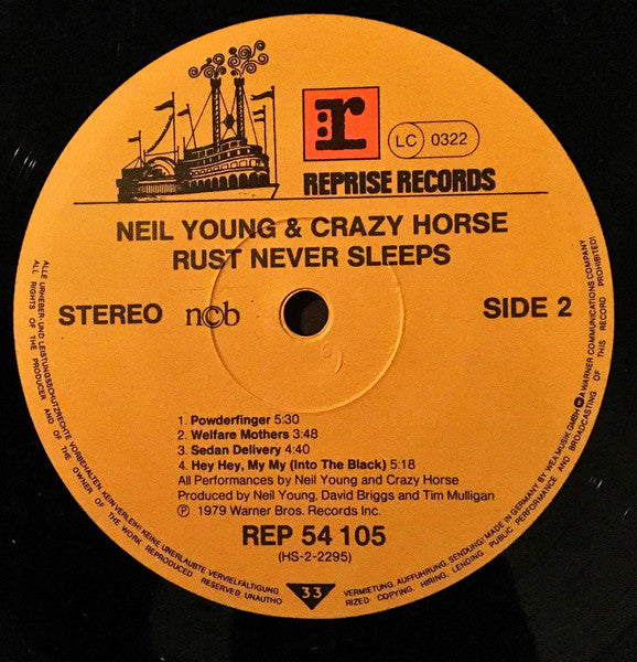 Neil Young & Crazy Horse ~ Rust Never Sleeps (Vinyl) - Djungel & Jazz