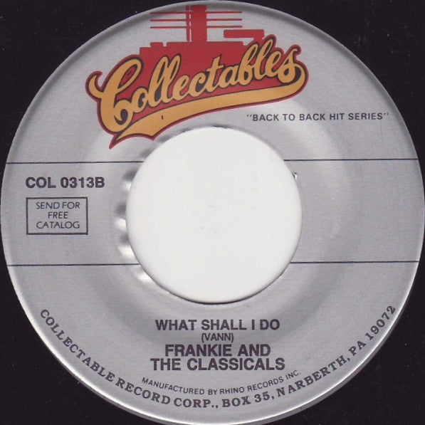 The Orlons / Frankie And The Classicals ~ Spinnin' Top / What Shall I Do (Vinyl) - Djungel & Jazz