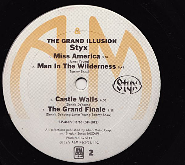 Styx ~ The Grand Illusion (Vinyl) - Djungel & Jazz