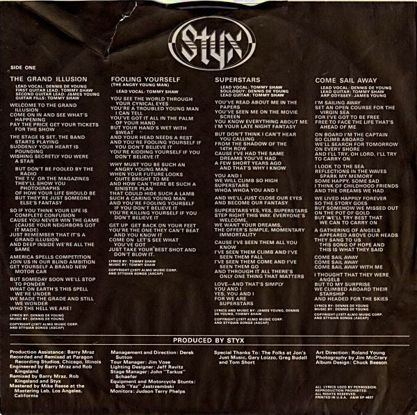 Styx ~ The Grand Illusion (Vinyl) - Djungel & Jazz