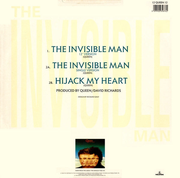 Queen ~ The Invisible Man (Vinyl) - Djungel & Jazz