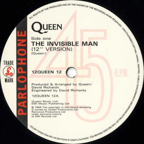 Queen ~ The Invisible Man (Vinyl) - Djungel & Jazz