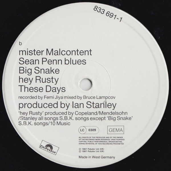 Lloyd Cole And The Commotions ~ Mainstream (Vinyl) - Djungel & Jazz