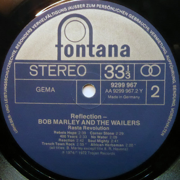 Bob Marley & The Wailers ~ Rasta Revolution (Vinyl) - Djungel & Jazz