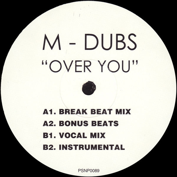 M - Dubs ~ Over You (Vinyl) - Djungel & Jazz